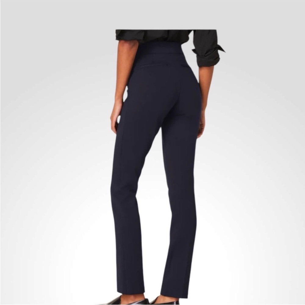 Spanx Women's The Perfect Pant Slim Straight Navy 20254T